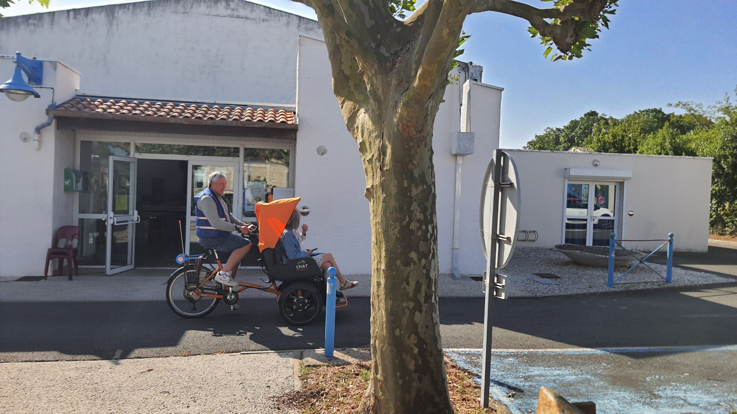 Balades en triporteur avec l&rsquo;Heure Civique Chaillevetonne